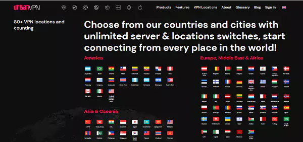 Urban VPN Homepage